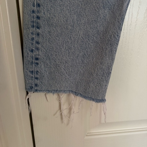 ZARA High Rise Straight Leg Jeans - Picture 7 of 8